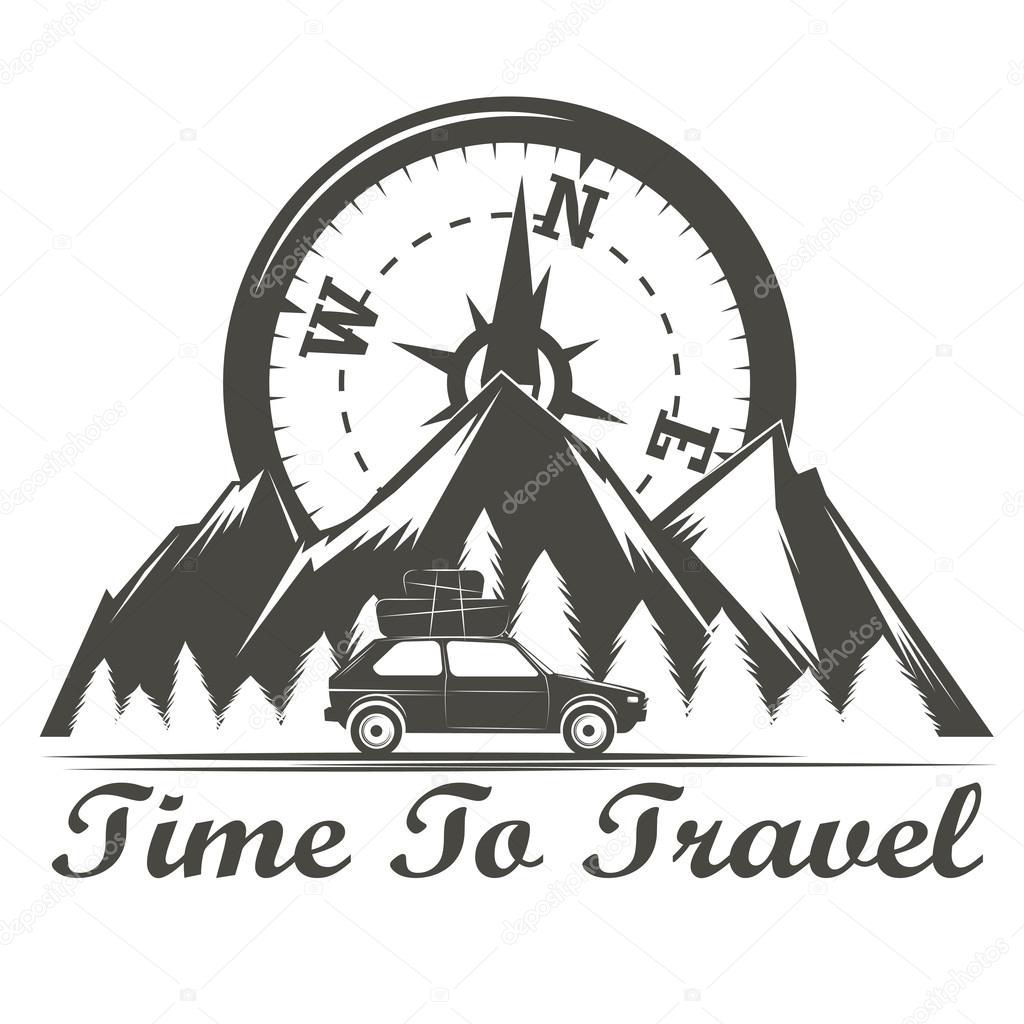 Wilderness travel emblem