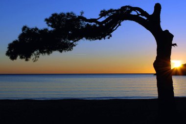 Balearic Adaları, Mallorca 'da gün batımında muhteşem renkler