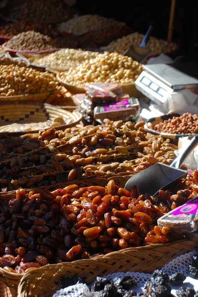 Verschillende Lokale Soorten Voedsel Koop Een Marktplaats — Stockfoto