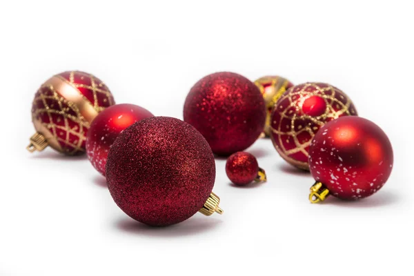 Various christmas tree baubles — Stock Photo, Image
