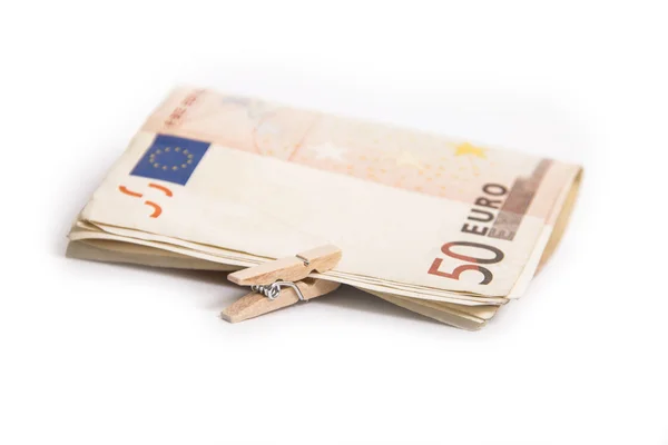 Katlanmış euro banknot