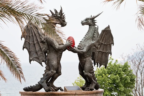 Bronze Dragons — Stock Photo, Image