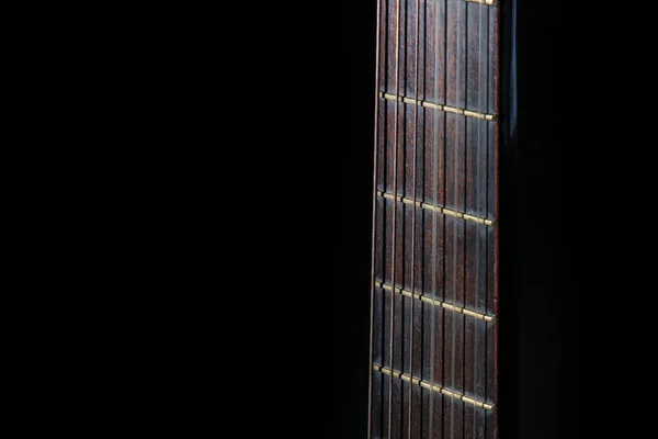 Acoustic Guitar Fingerboard — Stock Photo, Image