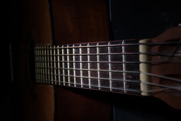 Griffbrett für akustische Gitarre — Stockfoto