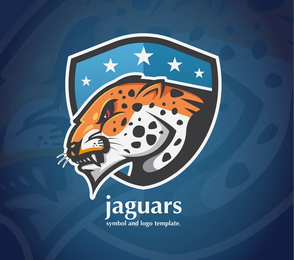 Tygrysy logo Jaguar. — Wektor stockowy