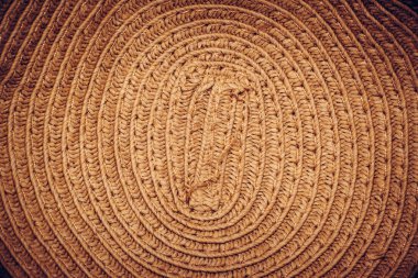 texture of painted straw hat close up,  clipart
