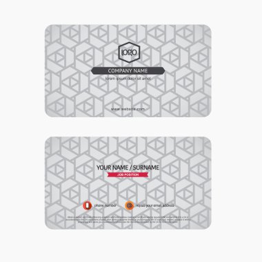 Modern lüks kartvizit modern iş için uygun.