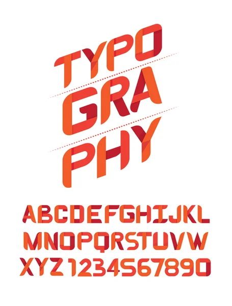 Шрифт TYPOGRAPHY Design для Вас . — стоковый вектор