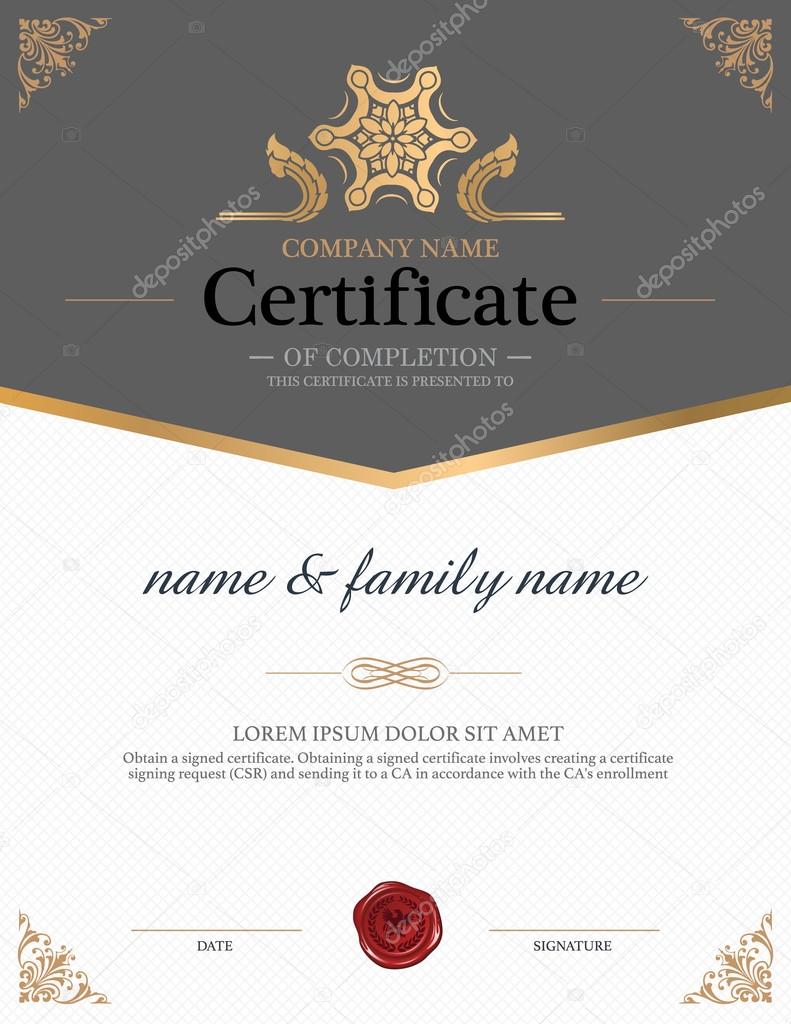 Certificate Design Template.