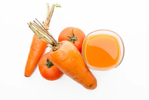 Tomato juice in a glass — Stock Photo, Image