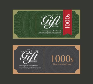 Fiş tasarım şablonu. vektör