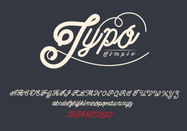 Tipografi tasarım yazı tipi sizin için.
