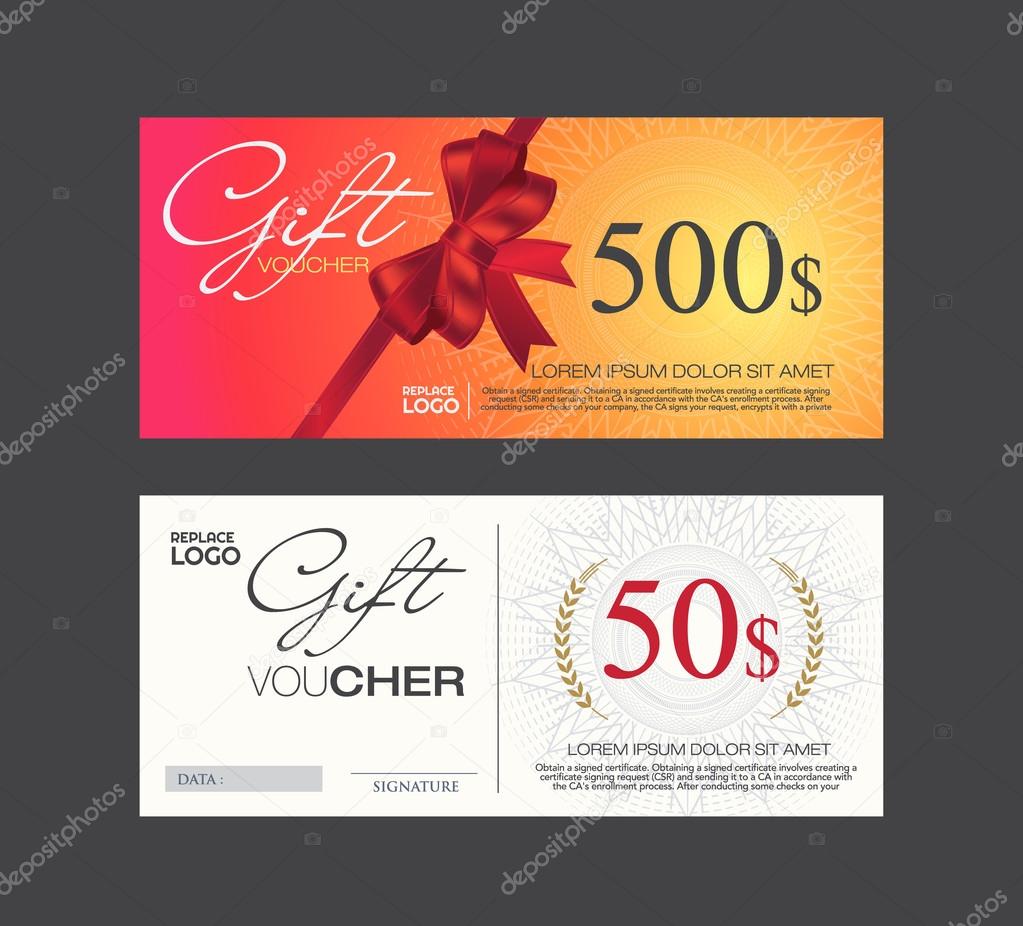 Voucher, Gift certificate, Coupon template