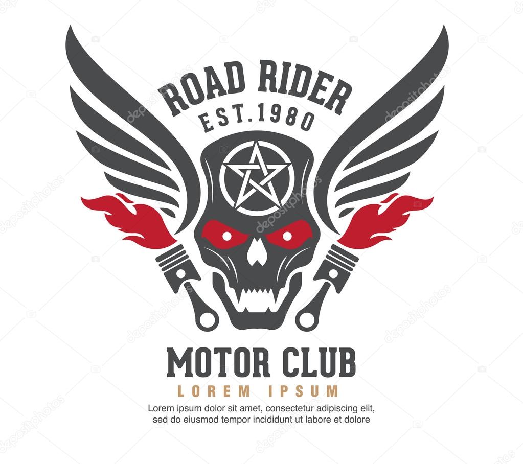 Vector sticker motor design Motor logo graphic design. logo, Sticker