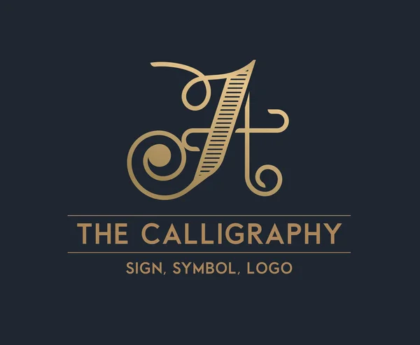 Ein Kalligrafie-Geschäft. — Stockvektor