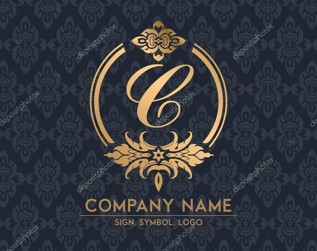 Frame design For use with various logos or classic. The letters within the framework Adjust as needed. The characteristics of pattern Thailand is applied with a beautiful background.