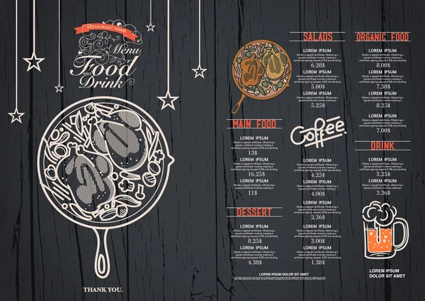 Restoran Cafe menü,