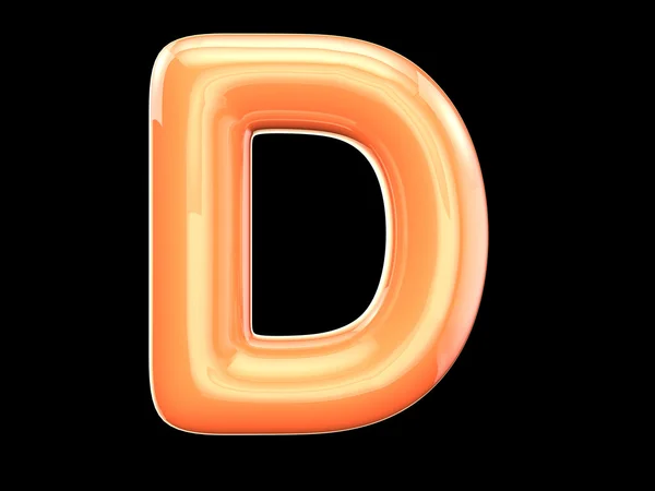 De Engelse letter D. — Stockfoto