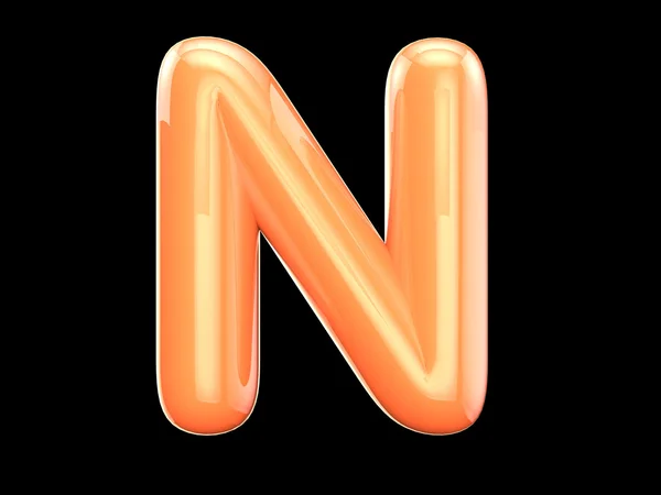 The English letter n — Stock Photo, Image