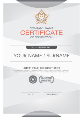 Sertifikaları modern ve temiz