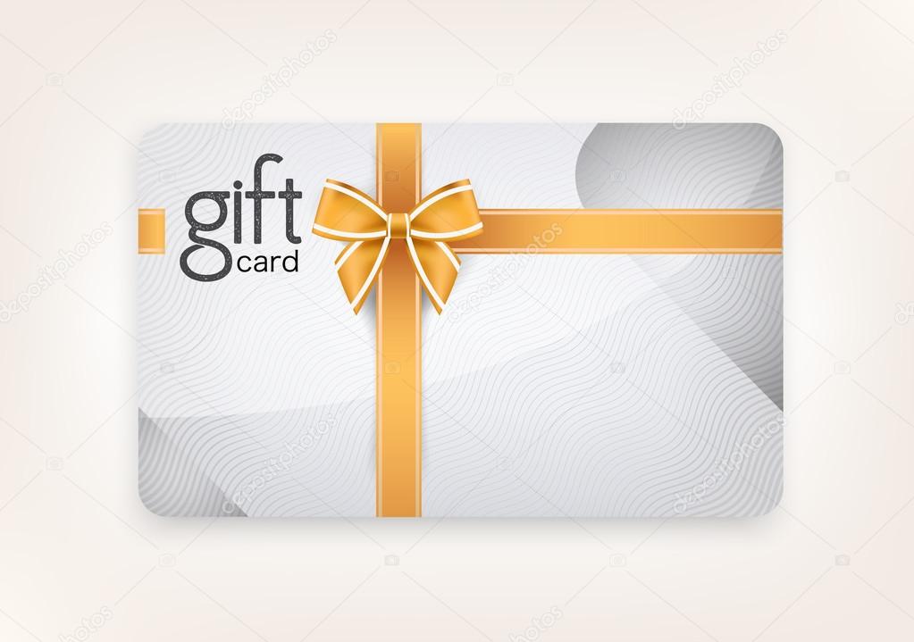 Vector gift card.