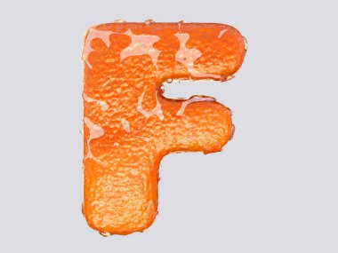 The English letter F clipart