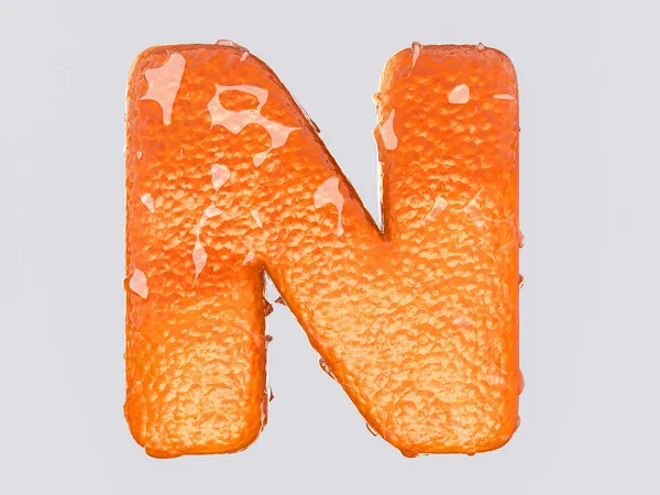 De Engelse letter N — Stockfoto