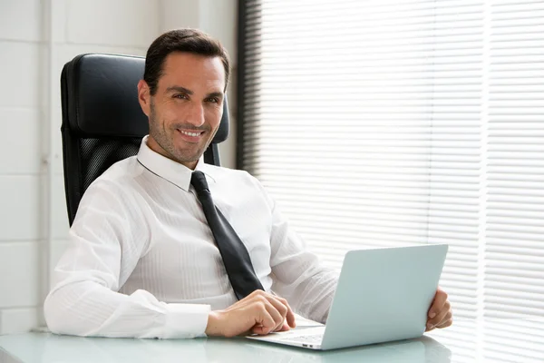 Retrato de medio cuerpo de un hombre de negocios —  Fotos de Stock