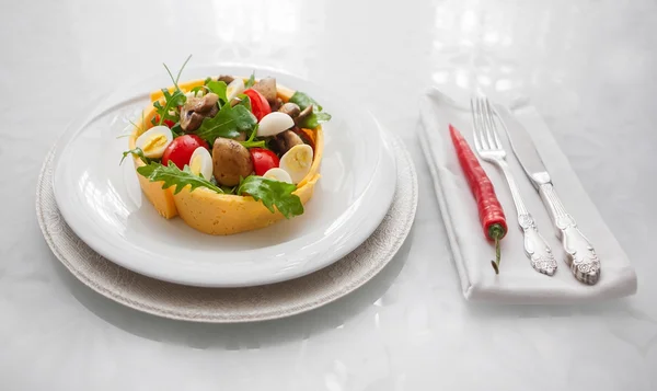 mantarlı salata