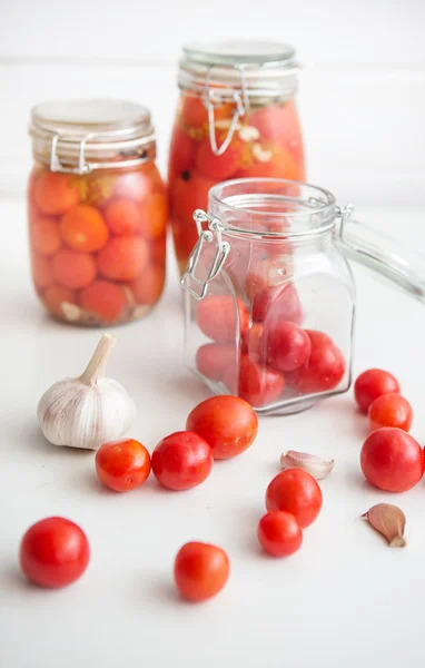 Tencere Marine domates — Stok fotoğraf