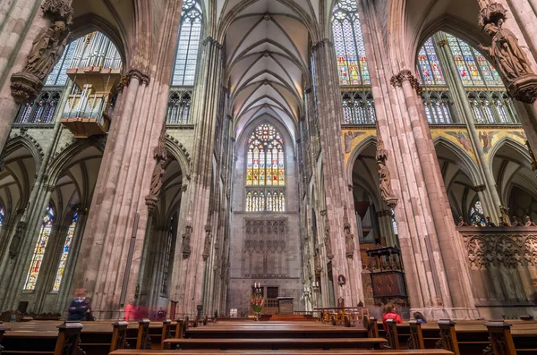 Interior de la Catedral de Colonia. Catedral Católica Romana . —  Fotos de Stock