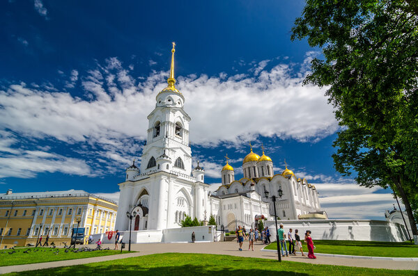 Dormition Cathedral or Assumption Cathedral in Vladimir, Russia.