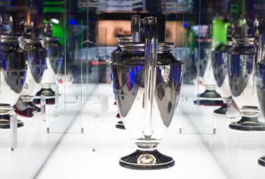 UEFA Şampiyonlar Ligi Kupası Müzesi Fc Barcelona, İspanya.