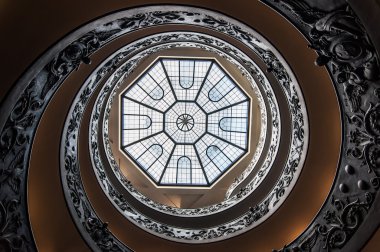 Vatican Museums çift sarmal merdiven.