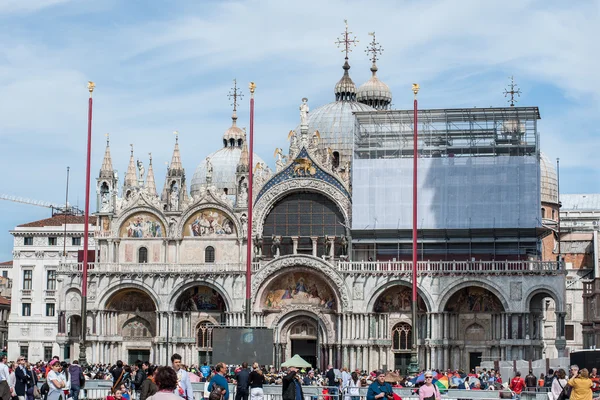 Die patriarchalische Kathedrale Basilika von Saint Mark — Stockfoto