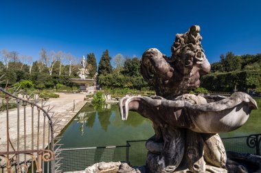 Heykel harpy Adası çeşme, Florence, İtalya.