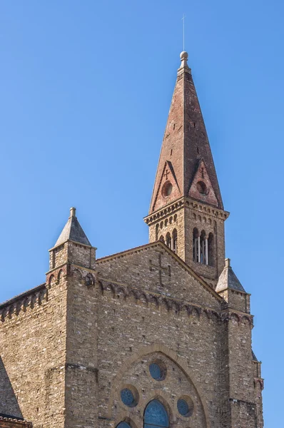 Bazylika Santa Maria Novella. Widok z dworca kolejowego. — Zdjęcie stockowe