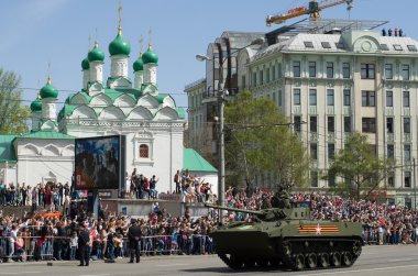 BMD-4 (havacılar aracın Combat) bir Zsa olur. Moscow, Rusya Federasyonu