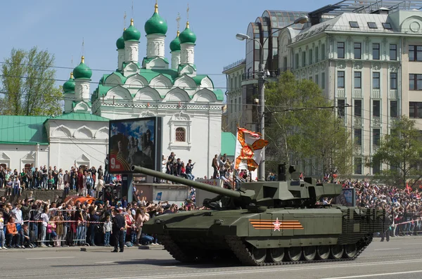 Armata is a advanced heavy military tracked vehicle platform. — Stock Photo, Image