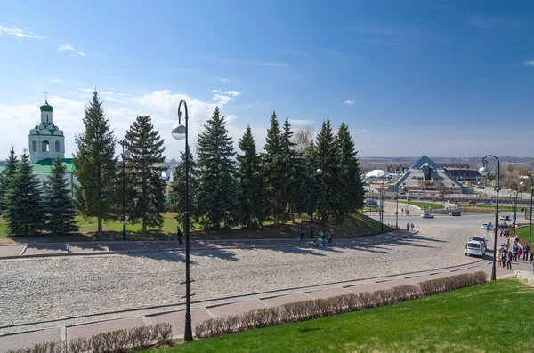 St.John the Baptist Monastery and Pyramid Restaurant in Kazan.