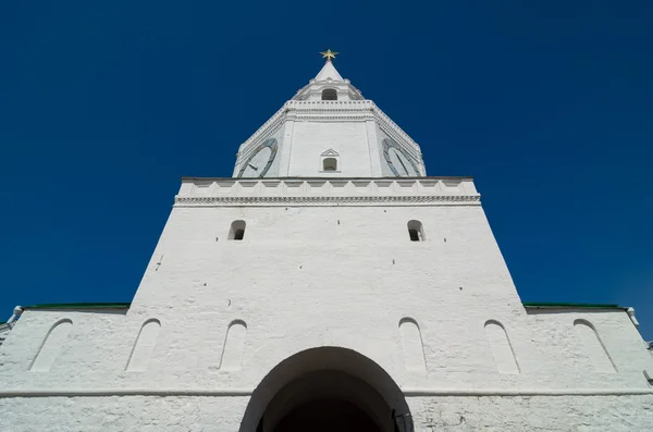 Spasskaya tower of the Kazan Kremlin. UNESCO World Heritage Site Royalty Free Stock Images