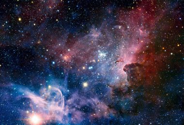 VLT image of the Carina Nebula in infrared light. clipart