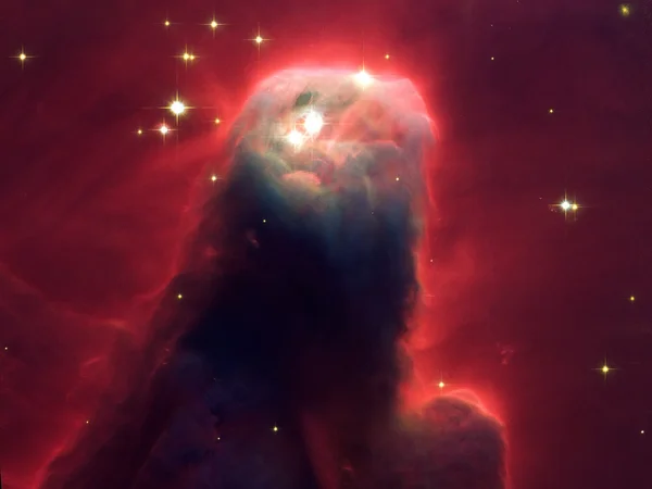 The Cone Nebula is region in the constellation of Monoceros. — Zdjęcie stockowe