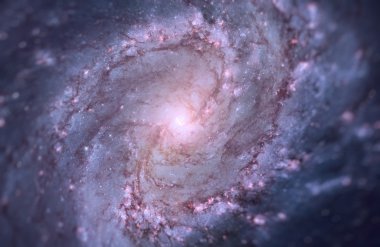 Suyılanı takımyıldızı yönünde bulunan bir çubuklu sarmal gökada Messier 83 takımyıldızı.