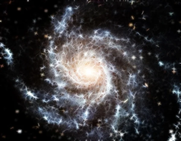 Galáxia Pinwheel. Galáxia espiral na constelação de Ursa Major. — Fotografia de Stock