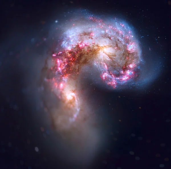 Antennae Galaxies are a galaxies in the constellation Corvus. — Stock Photo, Image