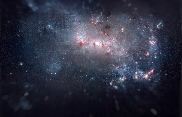Düzensiz glaxy Caldwell 21, Canes Venatici takımyıldızı.