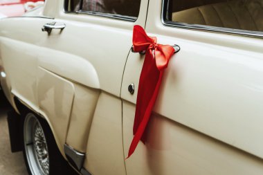 Retro düğün araba