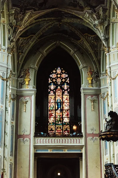 Details in catholic church or cathedral — Stock Photo, Image