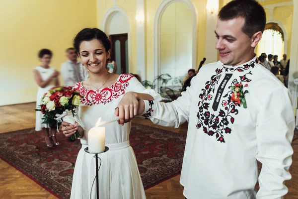 Cérémonie de mariage traditionnelle — Photo